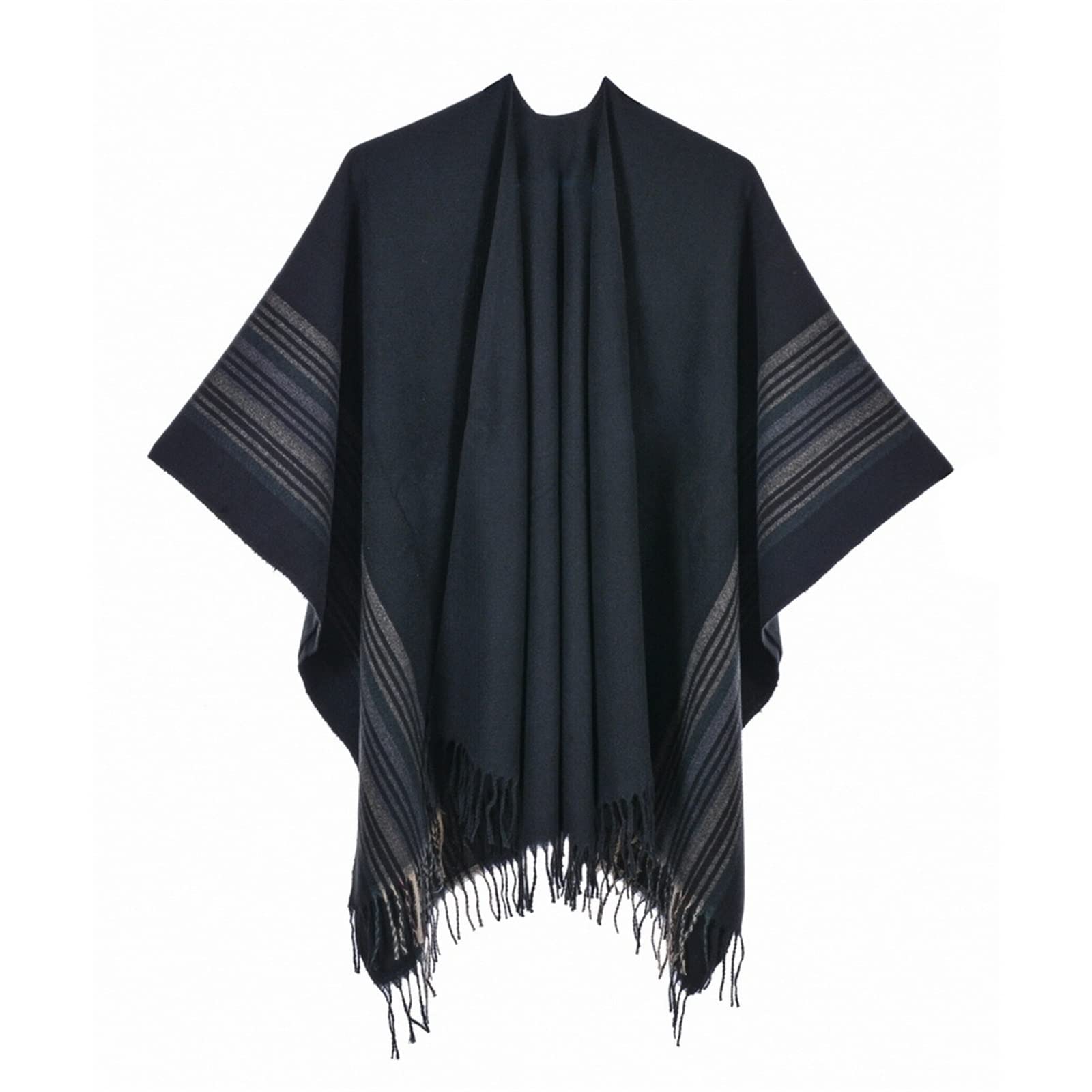 Scialle da Donna Scialle Invernale avvolge Lo Scialle del Mantello Poncho per Le Donne