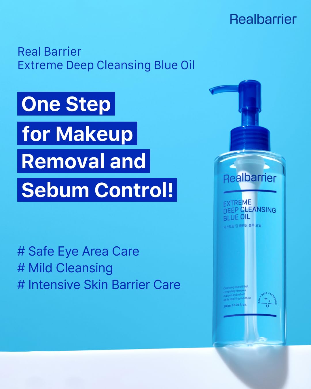 Real Barrier - Extrem tiefes Reinigungsöl: Entfernt alles vom Make-up bis zum Talg und hinterlässt Feuchtigkeit.