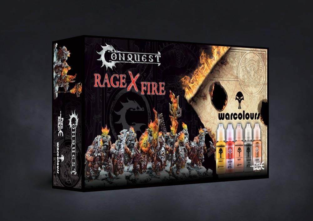 Para Bellum Wargames Conquest: Rage X Fire Paint Set (Warcolours)