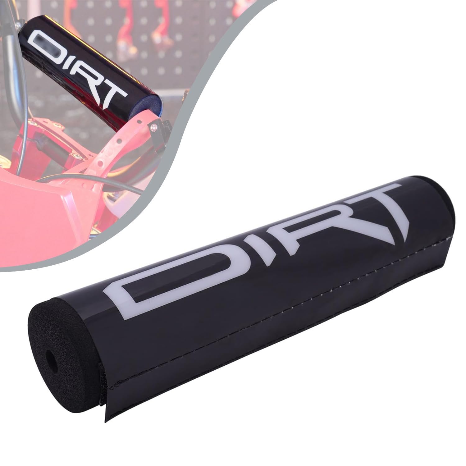 Coussinet de Guidon de Moto,250 mm Protecteur de Coussinet de Universel | Barre transversale en Mousse de pour Dirt Pit Bike Street Bike Enduro