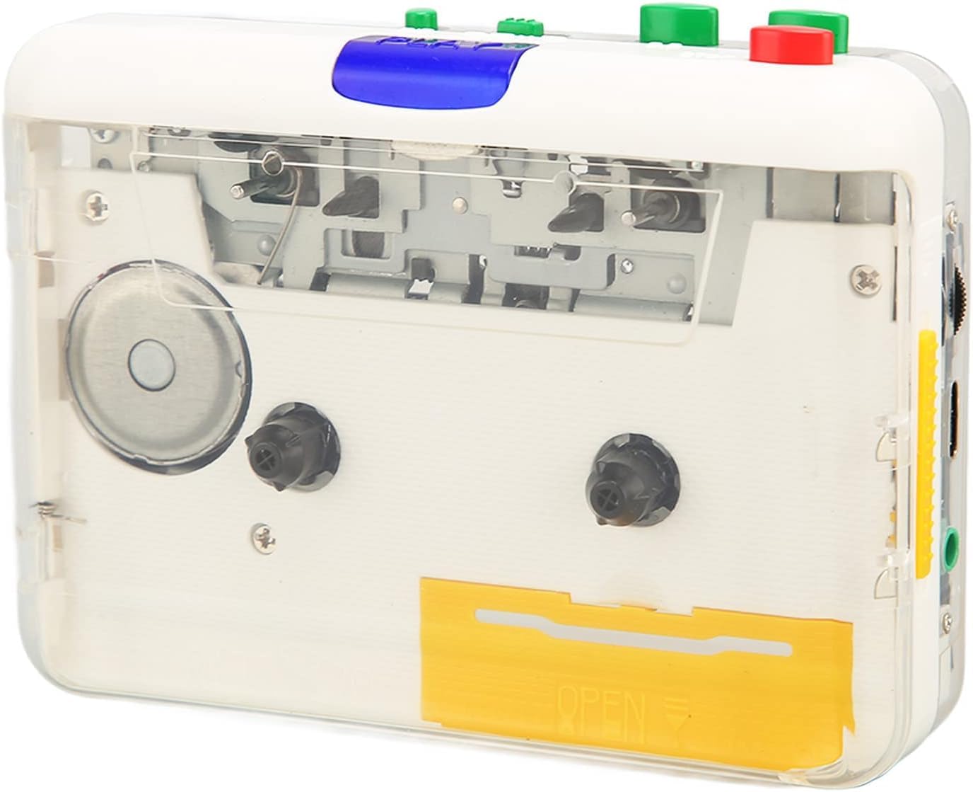 Lecteur de cassettes portable et convertisseur USB MP3 avec inversion automatique