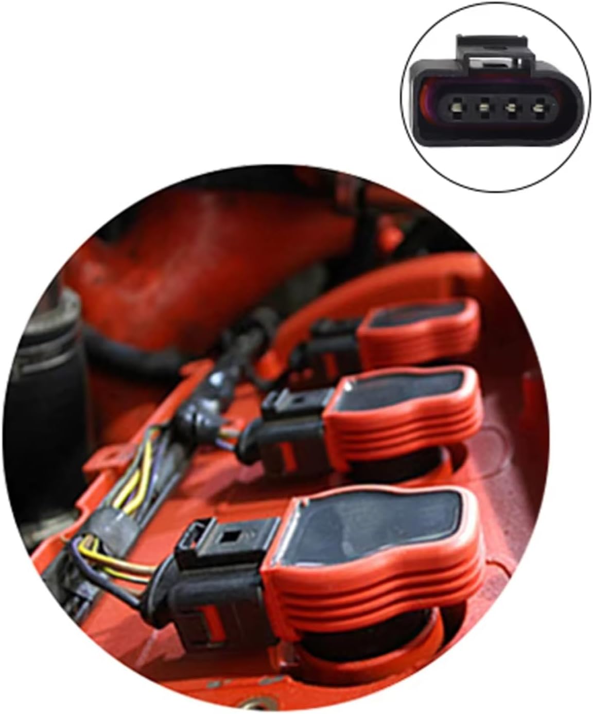 Ignition Coil Plug Compatible With Allroad For Quattro 2004 For Q5 2009-2013 For RS6 2003 2004 Ignition Coil Connector Plug 2011340