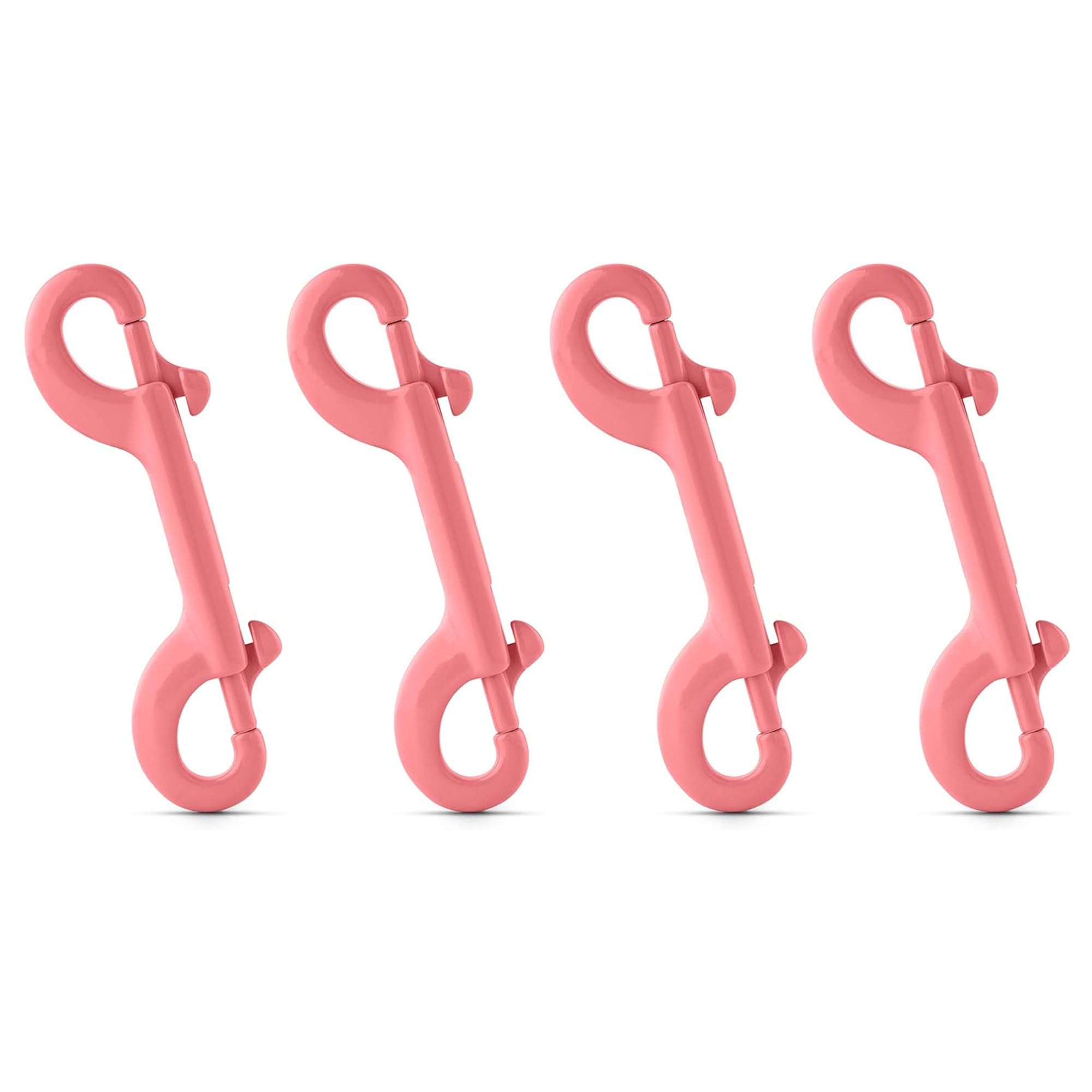 Mousqueton double face acier inoxydable rose attache seau eau Flourish Pets x4