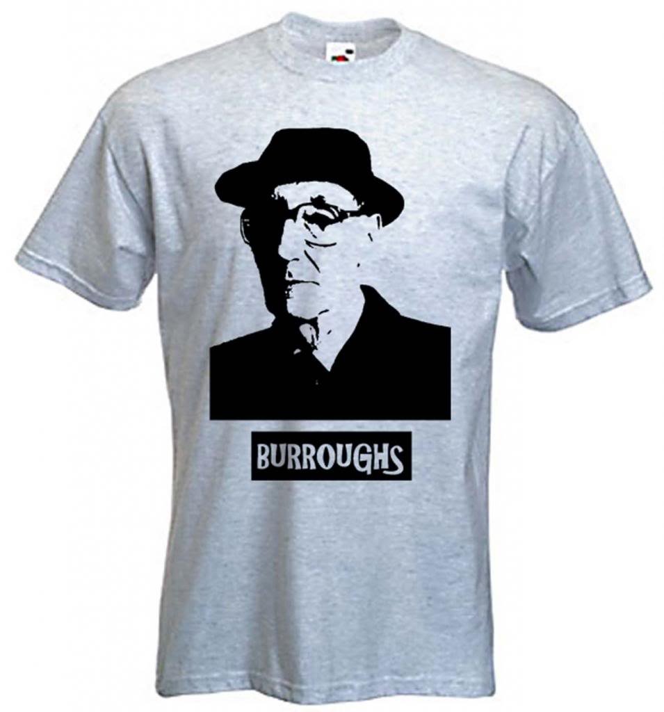 Tribal T-Shirts Light Grey William Burroughs T-Shirt - Xl