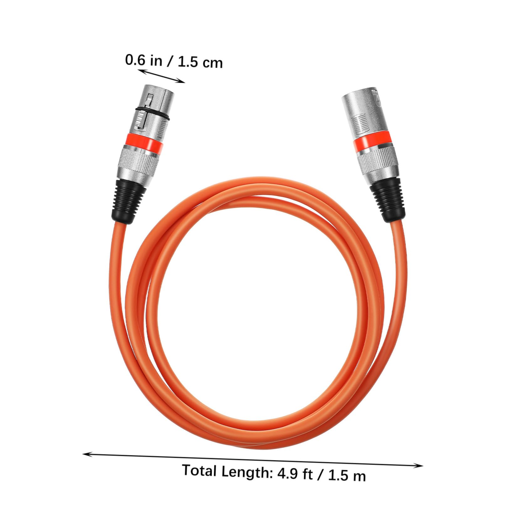DOITOOL Cables de Audio Xlr Cable de Micrófono Xlr Macho Hembra para Altavoz Escenario de Mezclador de Audio