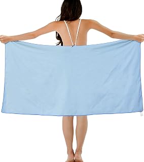 Microfiber Towel for Body, Microfiber Beach Towel, Backpacking Towel, Camping Towels Fast Drying Lightweight, Soft Compact Lightweight Quick Dry Fitness Hiking Yoga Camping Travel Towel