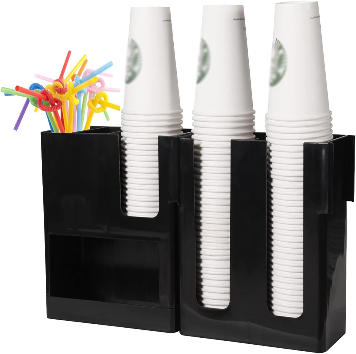 紙コップホルダー ペーパー カップ ホルダー コーヒー & ティー ショップ カップ ホルダー カップ テイカー デスクトッ スチール製  紙コップホルダー Black & White おしゃれ 7オンス【itta 1個売り】コップホルダー カップホルダー ドリンクホルダー 紙コップ  使い捨て ...