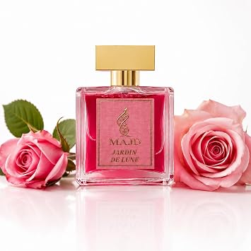 MAJD FRAGRANCES JARDIN DE LUNE Eau de Parfum for Women Inspired by De-lina-La-Ro-see 50ML Long Lasting Floral Perfume Lychee Rose Peony Vanilla Musk Scent Elegant Feminine Signature Fragrance
