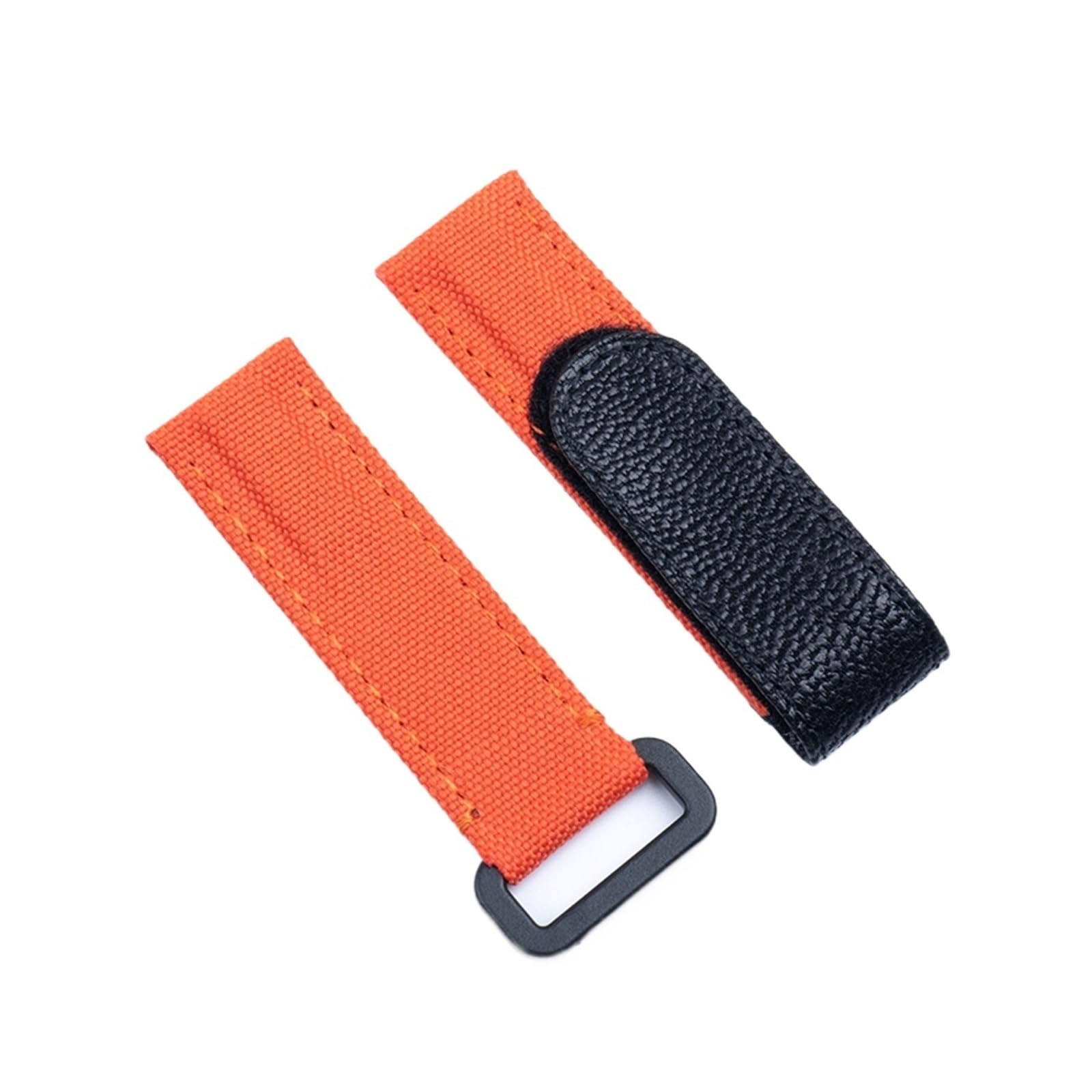SiChouwz Bracelet de montre réglable en cuir et tissu en nylon 20 mm 21 mm