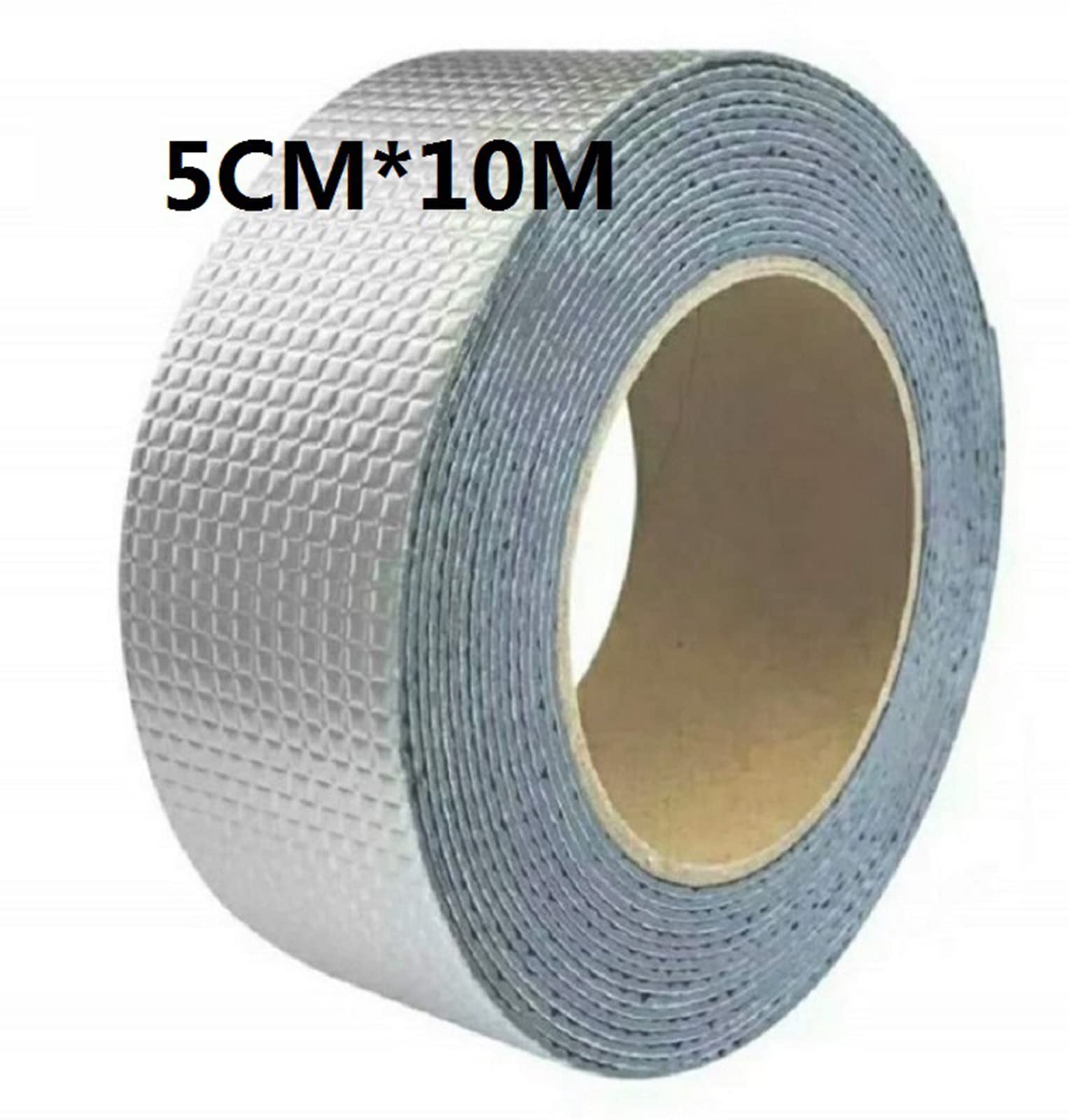 Cinta de butilo, cinta de butilo resistente al agua, 2" WX 16.4/32.8'L, cubierta de escotilla exterior intermitente cinta de reparación a prueba de fugas for tubería/metal/toldo RV/fugas de techo/barc