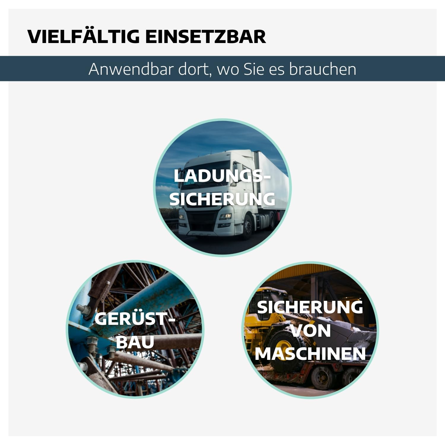 10 x Zurrgurt 2-teilig mit Ratsche 10 m & 2-Strang Spitzhaken I Spanngurte mit Ratsche I Gurte zum Befestigen I Spanngurt mit Sicherheitsetikett I Zurrgurte mit Spitzhaken