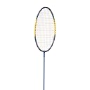 Champion Sports 26" Single Shaft Badminton Racket with Braided Nylon Strings (Single Racket) - Blue/Yellow - for All Skill Levels gallery image
