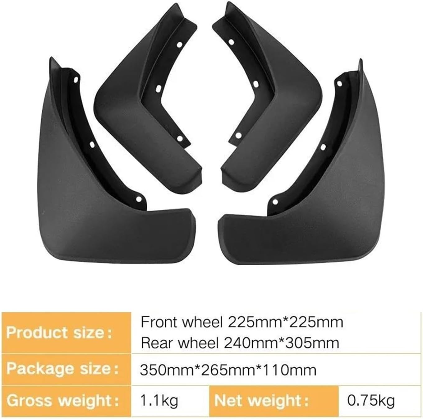Car Mudguard Mud Flaps for Volvo for V90 2017-2020 Car Mud Flaps Front Rear Wheel MudGuards Splash Guards Splash Cover