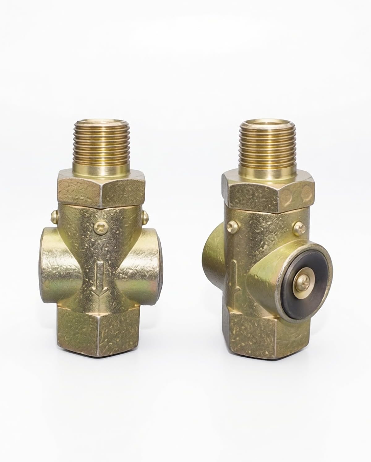 [2-Pack] 800333 Air Brake Quick Release Valve QR-L - Replaces Bendix 065707 | Tectran 14482 | Meritor R955800333N | Volvo 3093937 | Mack 745-800383 - 1/2" NPT Direct Mount Inline Valve for HD Trucks