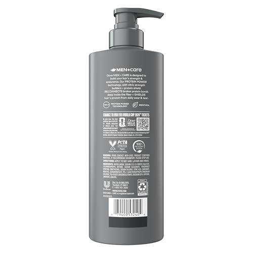 Unilever DOVE MEN + CARE Hair Care 1 count Fresh Victory to Refresh & Strengthen Hair, with a Chance to Win FIFA WORLD CUP 2026 Tickets, 18 Fl oz