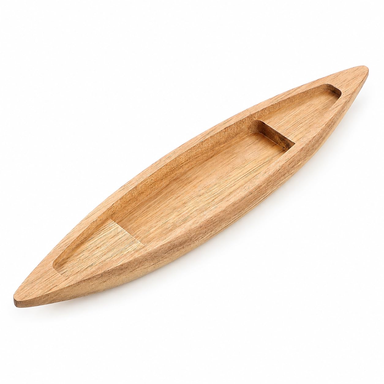 Bateau miniature en bois IMIKEYA modèle décoratif de canoë pour maison et bureau