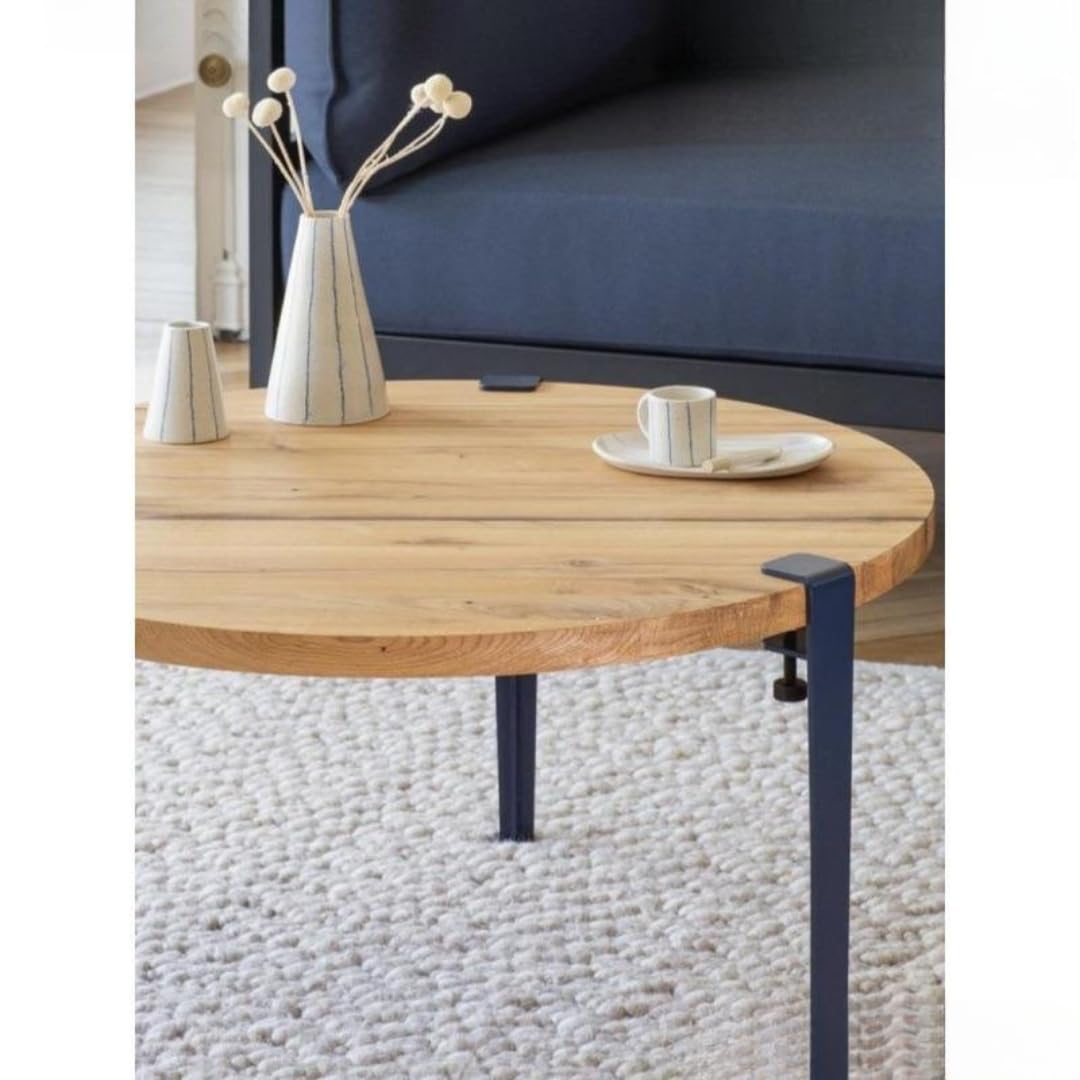 Tischklemmbeine Stanzfreie Tischbeinhalterungen Verstellbare FD-Esstischbeine DIY Büro Holz Couchtisch Beweglicher Verstellbarer Schreibtisch (40cm / Rot 4er Pack)