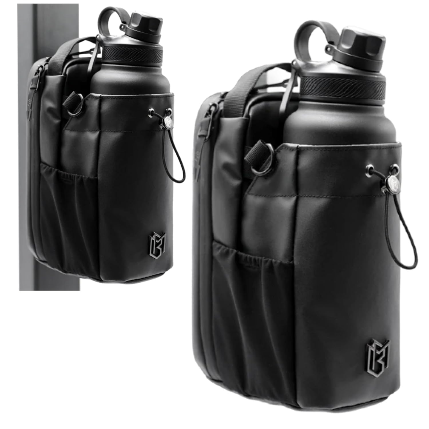 Magnetic Gym Bottle Sling Bag for Men & Women – Portable Water Bottle Holder with Storage, Keeps Items Off Floor, Ideal for Gym, Travel, Sports & Work-image-23