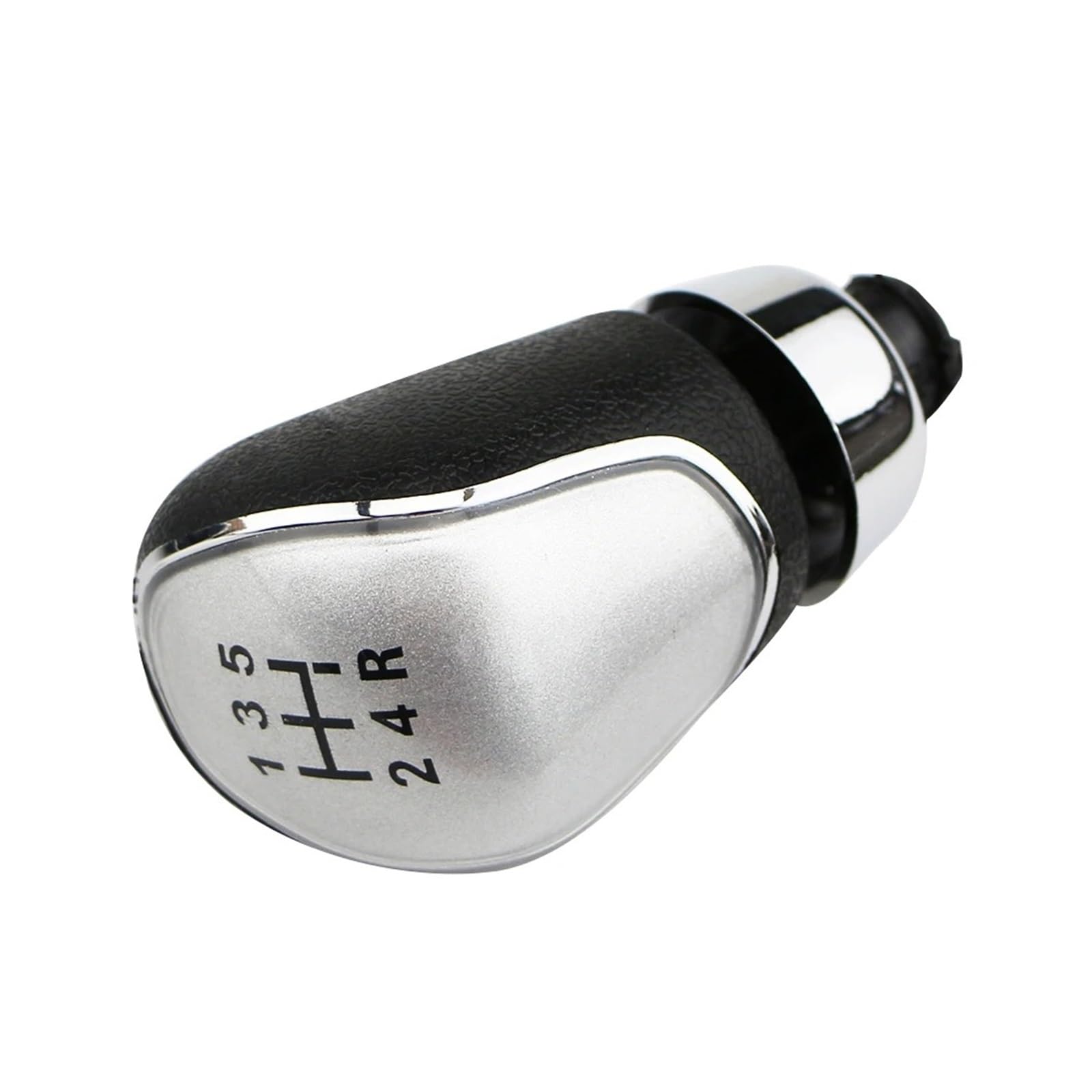 Mkgkacvcpt 5 Speed Sliver Manual Shifter Knob For Fiesta Mk7 2008-2015 For Focus Mk2 Fl 2008-2011 5 6 Speed Gear Head Shift Knob(5 Speed Sliver)