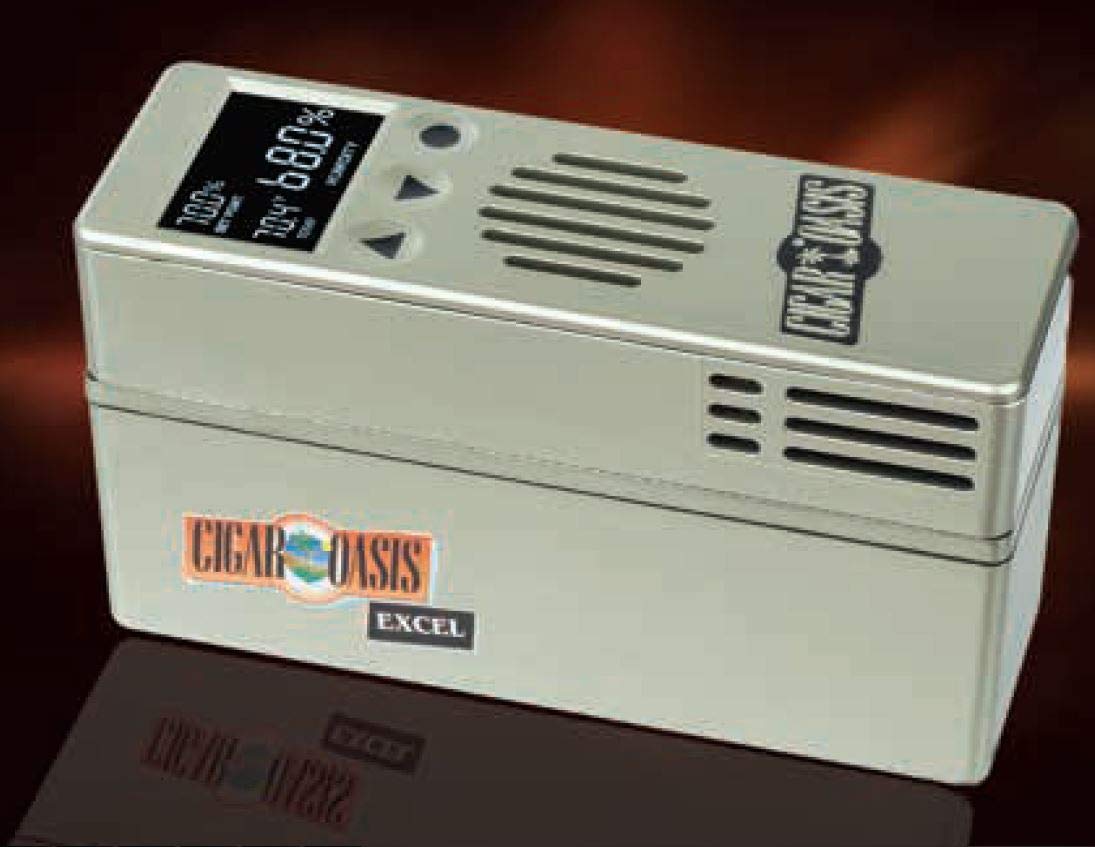 WLAN Wifi Cigar Oasis Excel 3.0 Humidor Befeuchter inkl. Lifestyle-Ambiente Tastingbogen