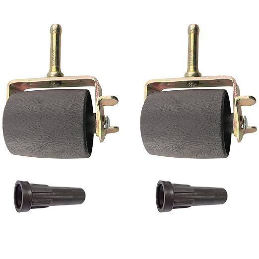 CHENJIN 2PCS Metal Bar Heavy Duty Bed Frame Wheels with