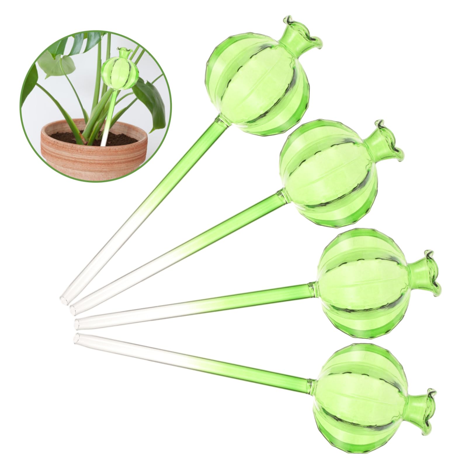 Toddmomy 4 Pièces Globe Arrosage pour Plantes Intérieur Dispositif Auto Irrigation Pratique et Durable Accessoires de Jardinage Facile à Utiliser