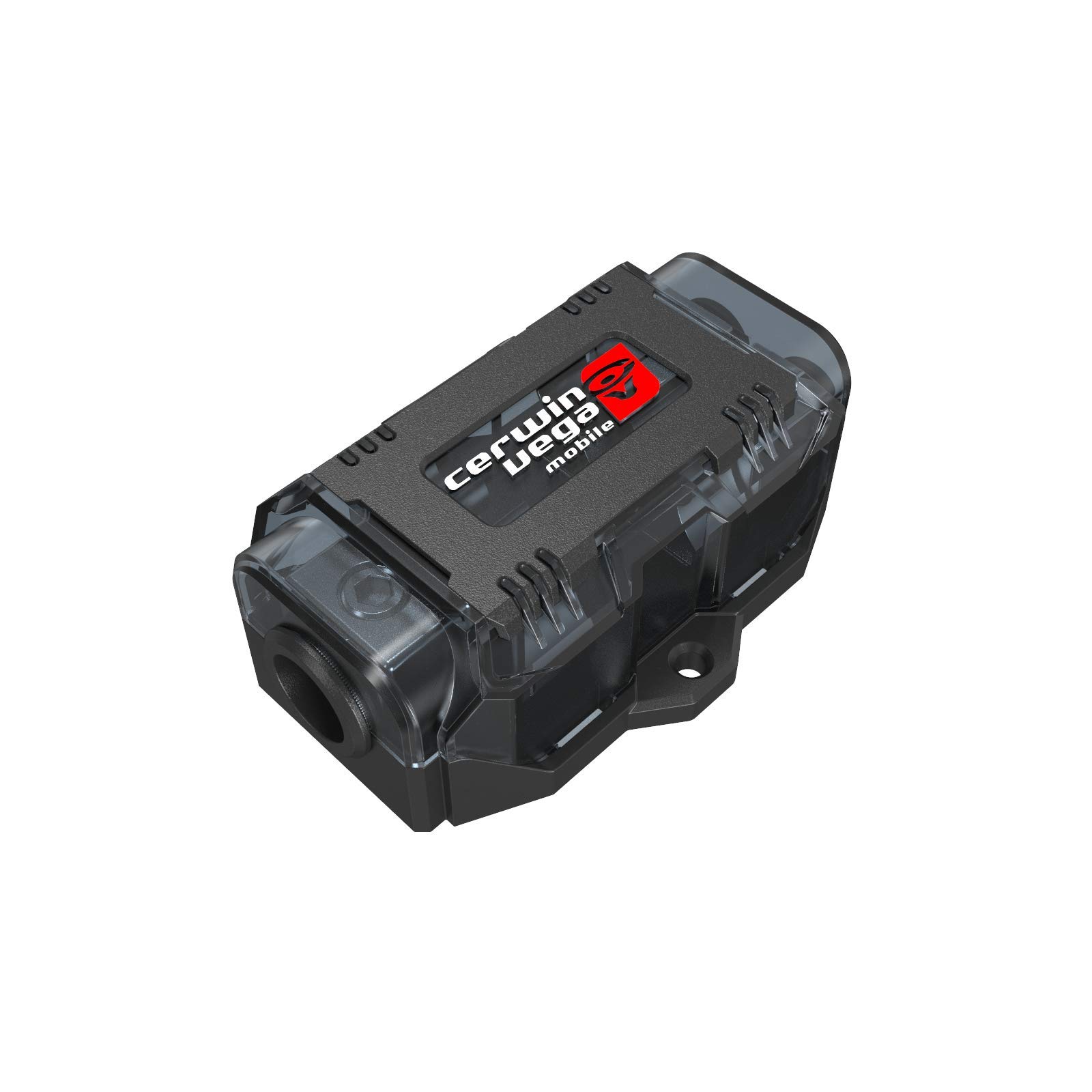 Cerwin Vega - Portafusibles ANL de 2 posiciones con reductor de calibre 1/0-4, salida dual de calibre 4-8, accesorios esenciales para el automóvil para protección del sistema de audio y mejora del