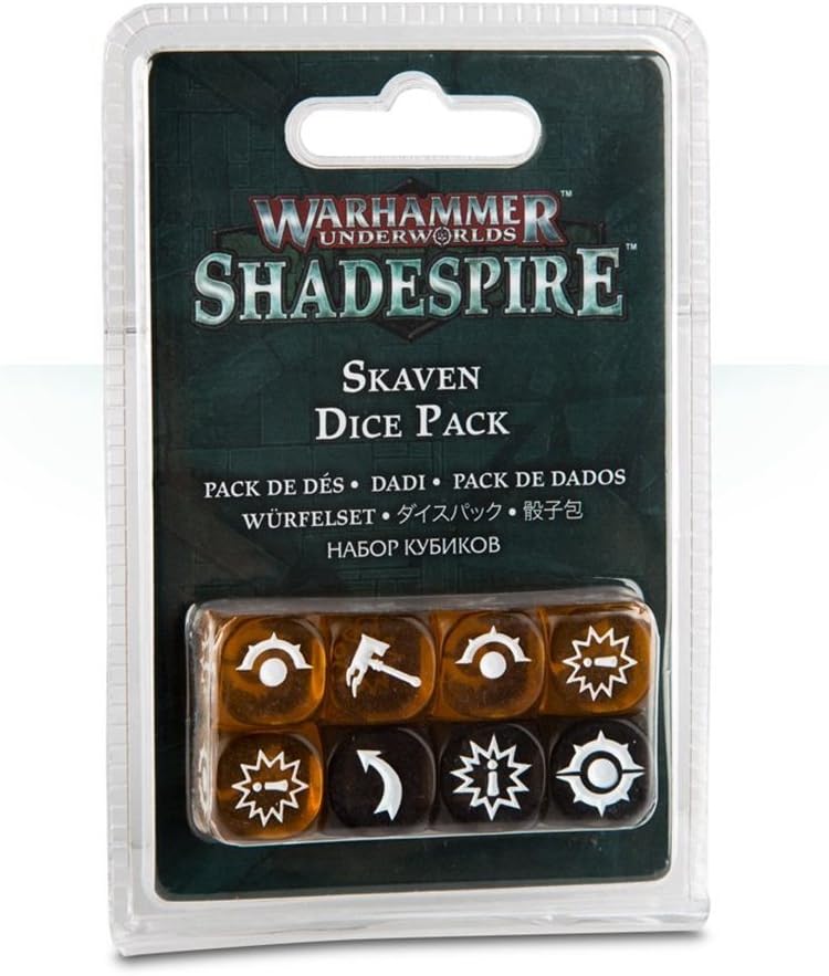 Warhammer Underworlds Games Workshop Shadespire Skaven Dice Pack 110-13