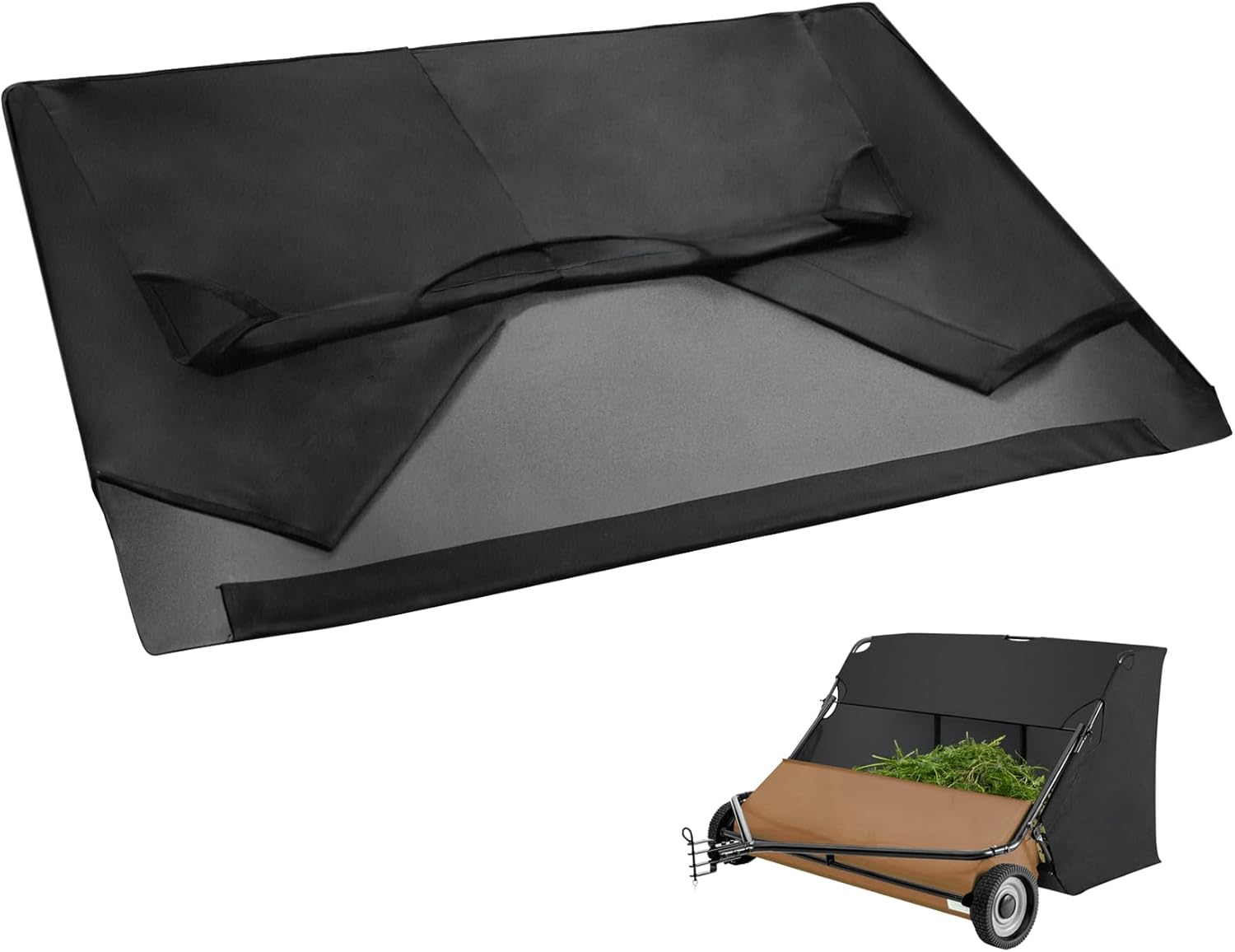 Upgraded 48403 Bag, Lawn Bag Fit for Tow-Behind Lawn Collectors, Replacement for 48403 Bag Lawn Sweeper Hopper 38 A-F