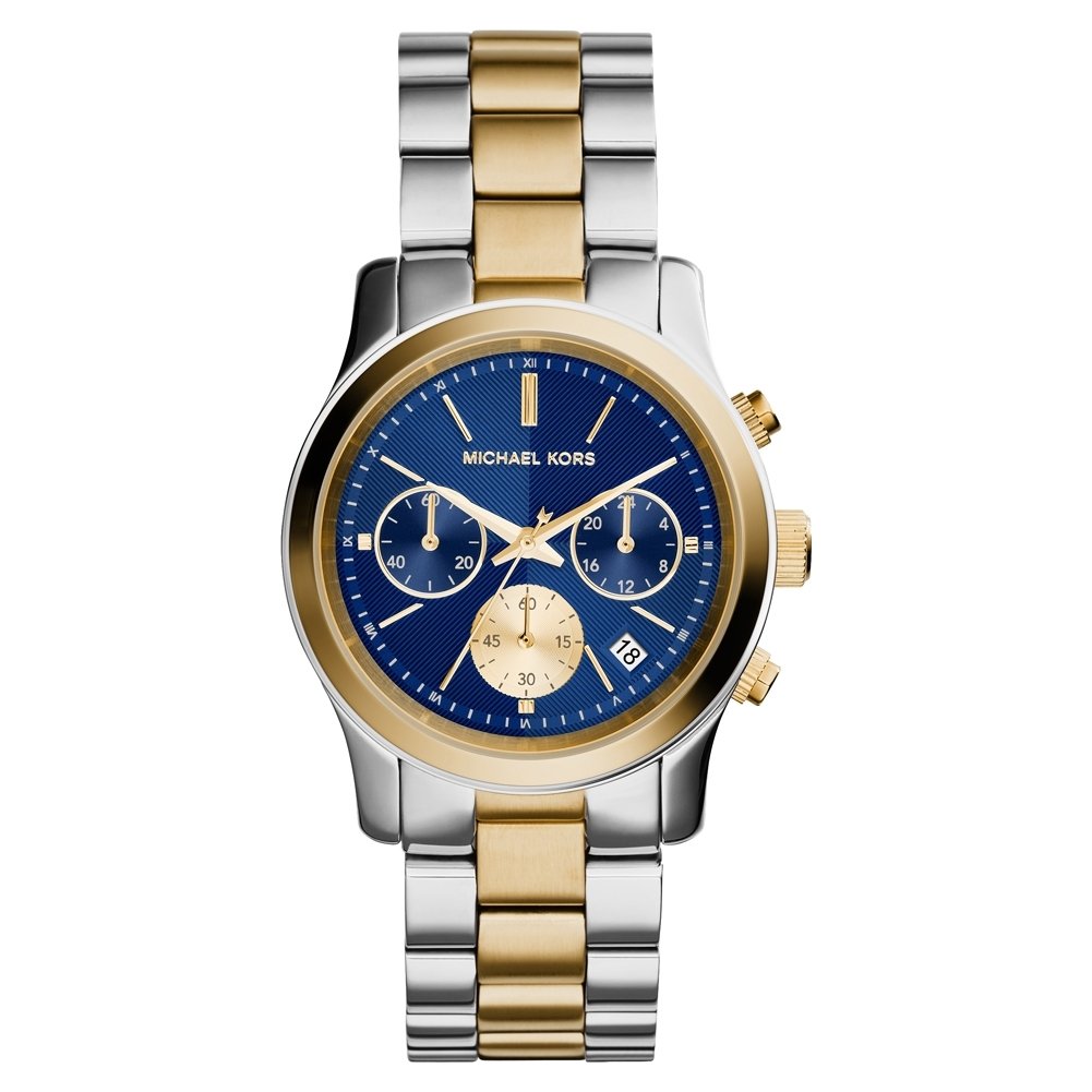 Michael KorsWomens Quartz Watch, Analog Display and Stainless Steel Strap MK6165