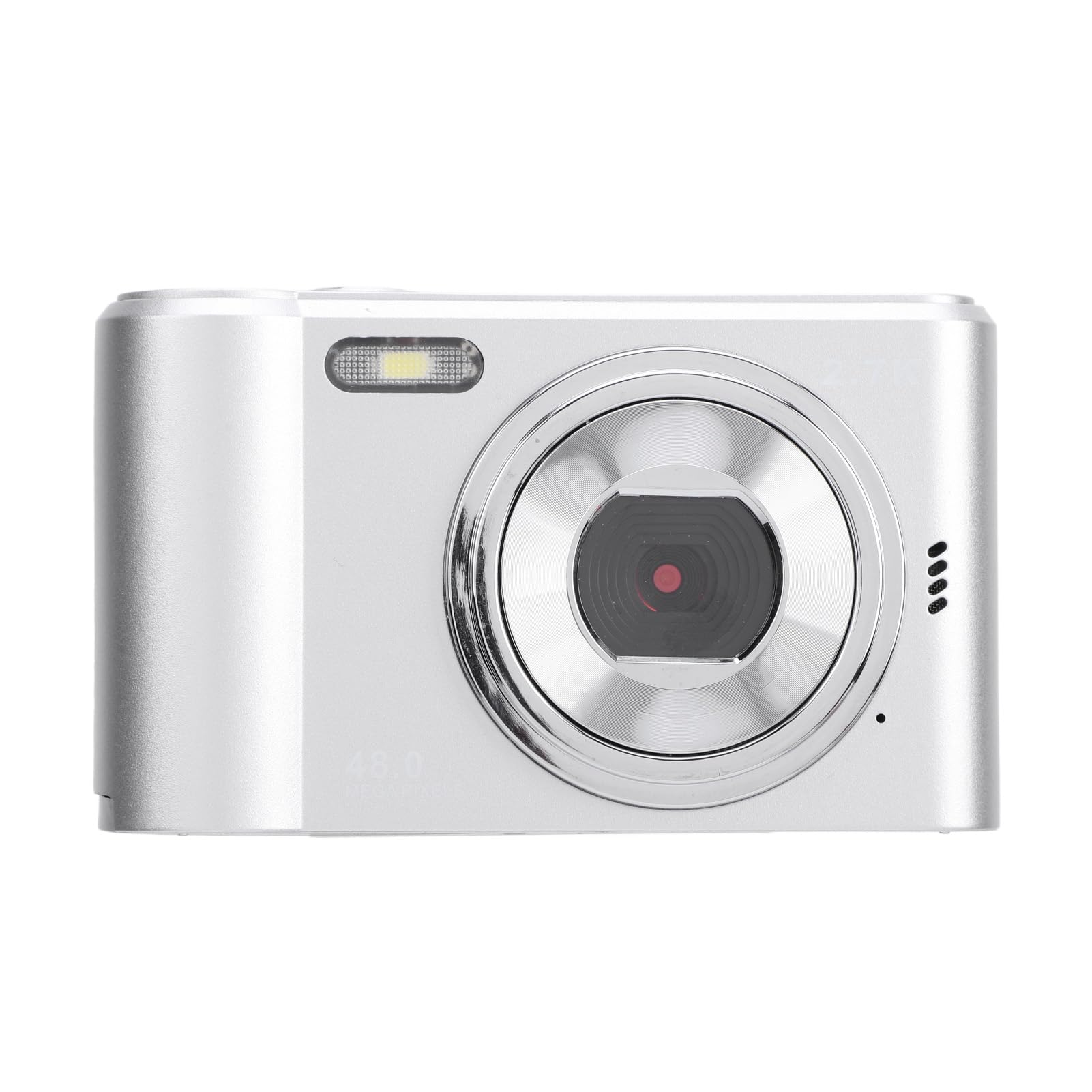 2.7K 48MP Digital Camera with 2.4 Inch IPS Screen, 8X Zoom and Autofocus, Portable for Kids and Students (Silver)-image-30
