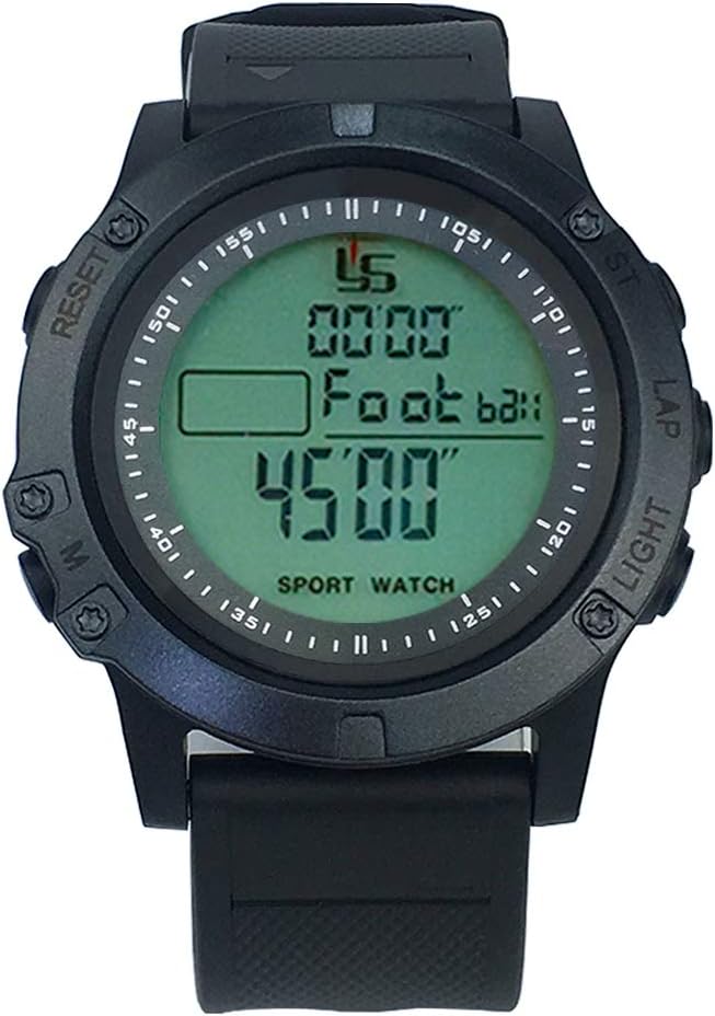 FCXJTU Digital Football Referee Watch Soccer Game Timer for Coaches 100 Lap Split Memory Stopwatch Waterproof 3 line Display Large face dial Luminous Sports Watch with Alarm Cycle Countdown Timer