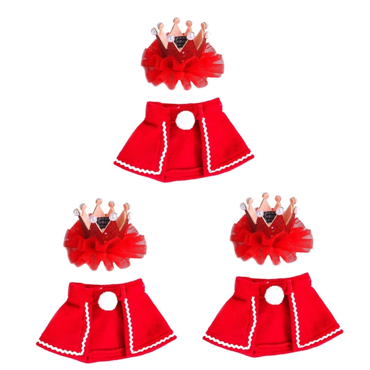 Costumes pour animaux de compagnie chat et chien réveillon Noël