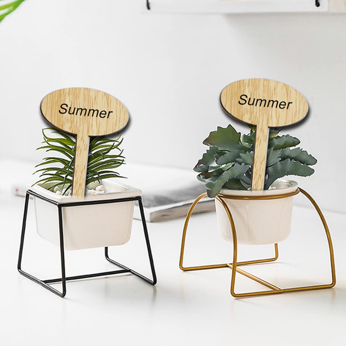 BESPORTBLE Lot De 3 Marqueurs Détiquettes De Jardin En Bois Faciles À Lisser Réutilisables Pour Lartisanat En Classe Décoration Dintérieur 50 Pièces X 3