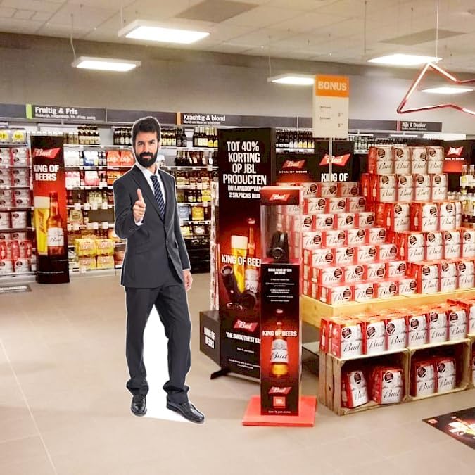 Miniatura 7 de Personalizable. Recorte personalizado de cartón con soporte de caballete, perfecto para bodas, fiestas de cumpleaños y vacaciones, corte