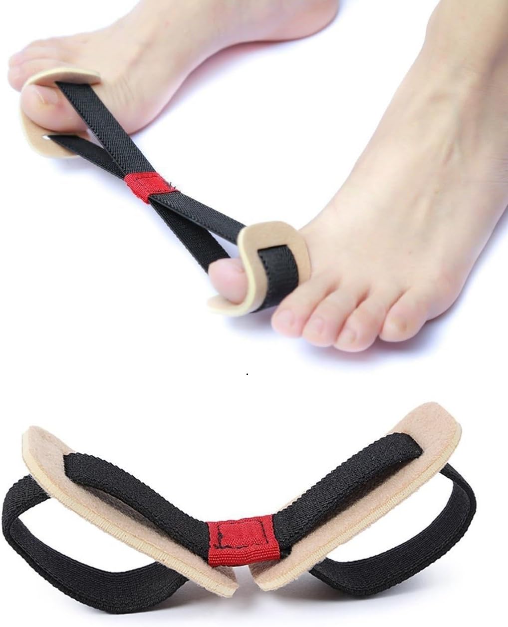 Big Toe Strap Bunion Straightener Stretchy Belt Toe Stretcher Alignment Hallux Valgus Corrector Foot Pain Relief (1)