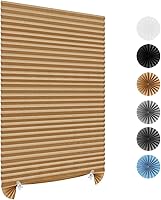 Vista 11 de Persianas temporales inalámbricas sin taladro, persianas de papel para ventanas, autoadhesivas, sin herramientas, color blanco, mini clip