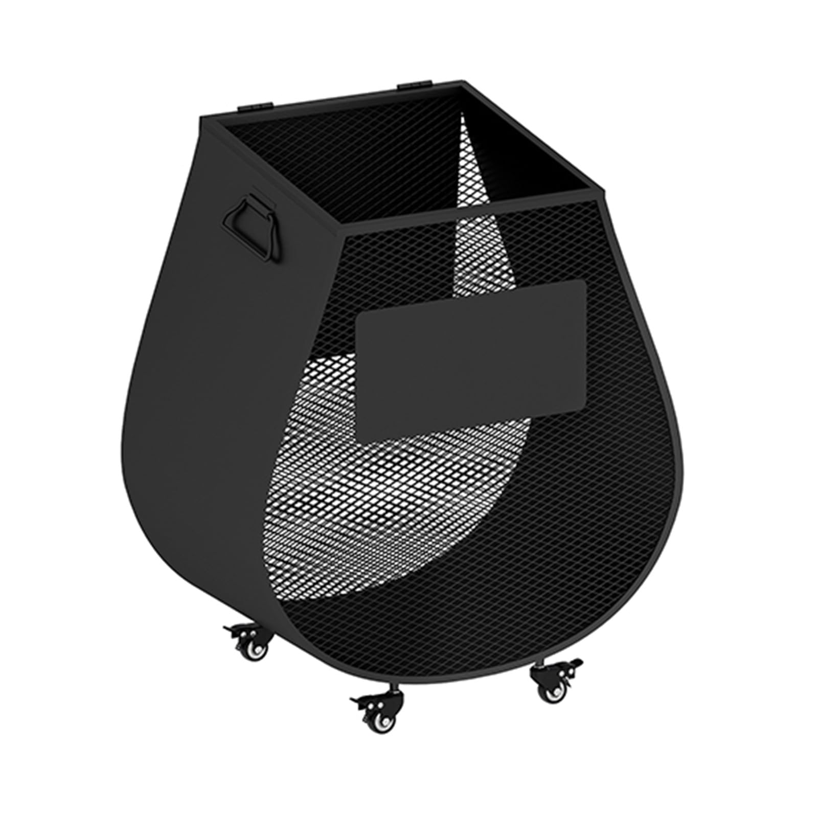 Iron Dirty Clothes Basket with Lid, Laundry Basket, Dirty Clothes Yoga Mat Minimalist Storage Basket, Household Dirty Clothes Basket