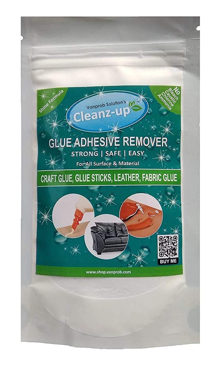 Buy Cleanzup Glue Adhesive Stain Remover & Cleaner Eco Friendly, No Acid, No Fumes, Spray