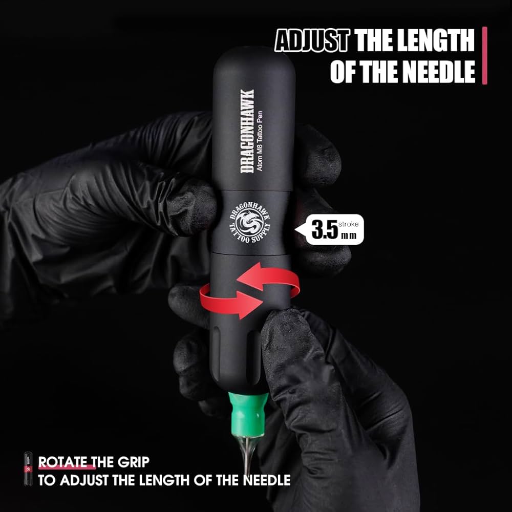 Dragonhawk ワイヤレスマシン Amazon.com: DRAGONHAWK Wireless Tattoo Machine Beginner Complete