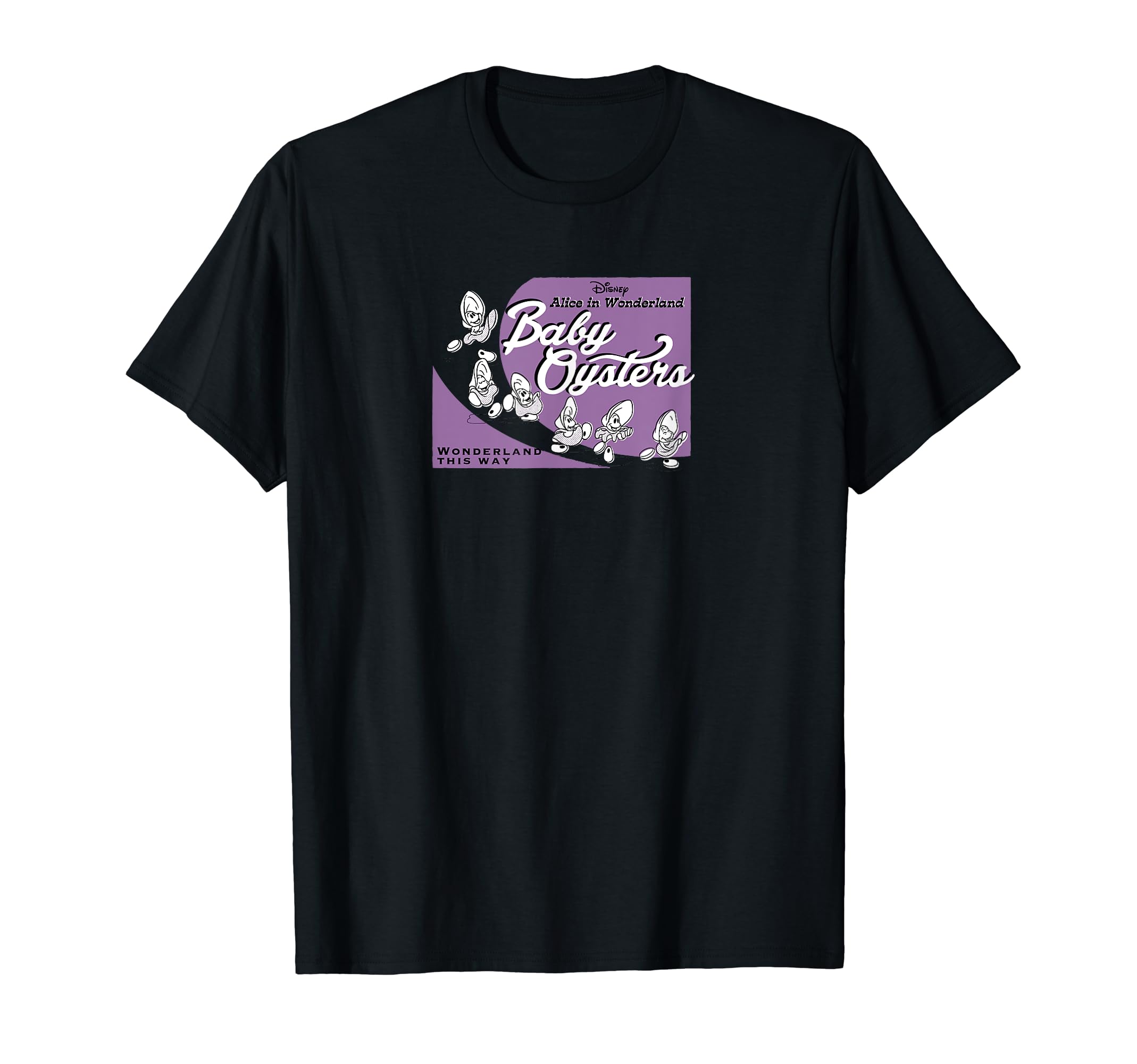 ふしぎの国のアリス　ヤングオイスター 半袖Tシャツ チュール ヤングオイスター 半袖Tシャツ チュール ピンク ディズニー