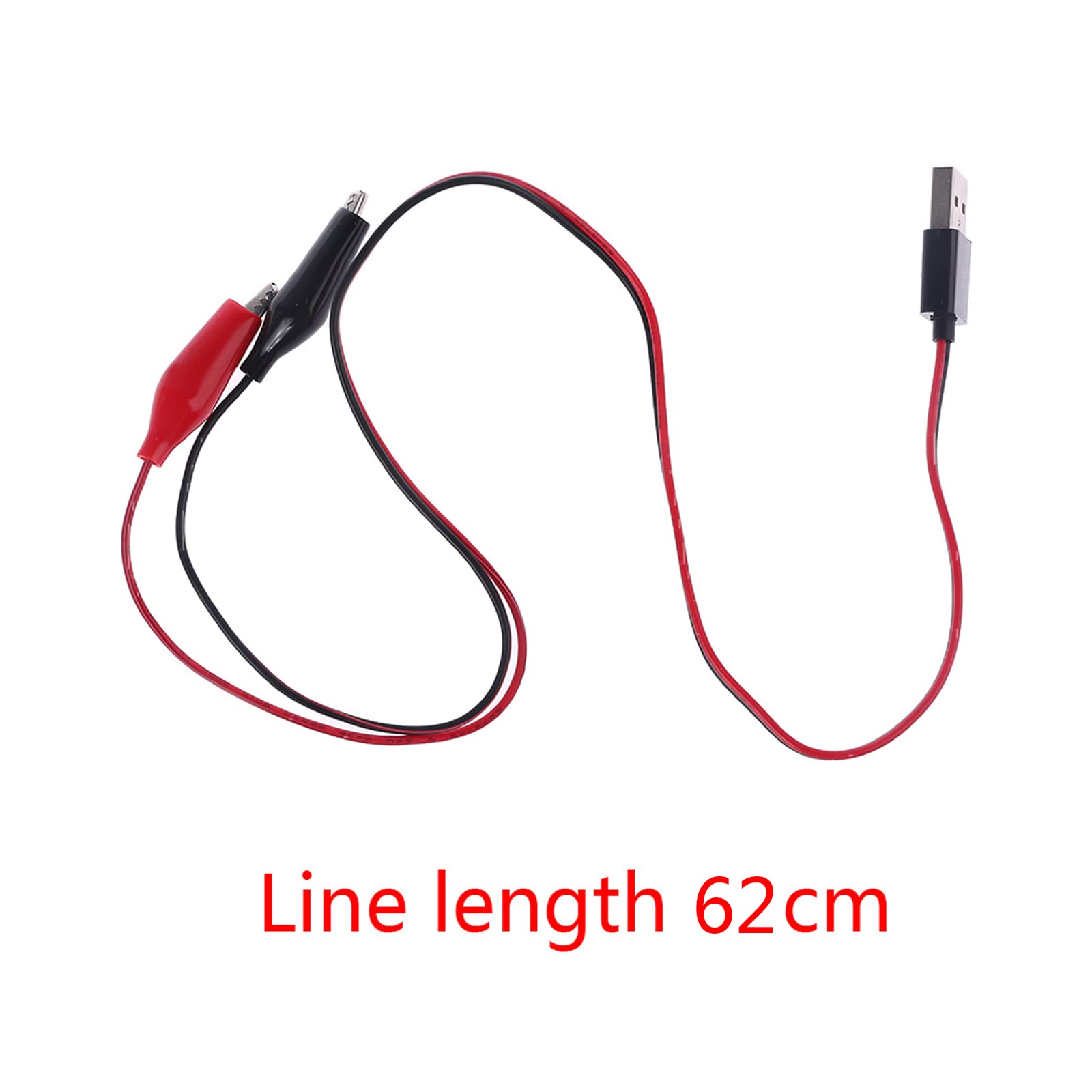 Bottone Clip Morsetto a USB Connettore Maschio Adattatore di Alimentazione Filo 55cm Multifunzione Alimentazione Converte Connettore Cavo Banana Connettore Vite Secchio Saldatura Adattatore Presa Cavo
