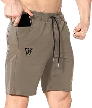 ウェア bIhle Oval Logo Single Pocket Zip Shorts Men's Running Shorts with Zipper Pockets 5 Inch Lightweight