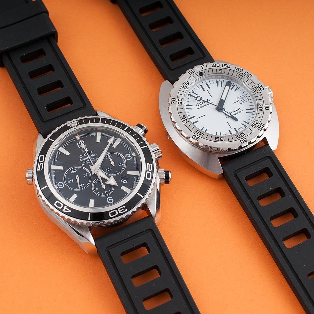 StrapHabit Quick Release Pro Diver Rubber Watch Strap Band FKM 20mm 22mm - Image 6