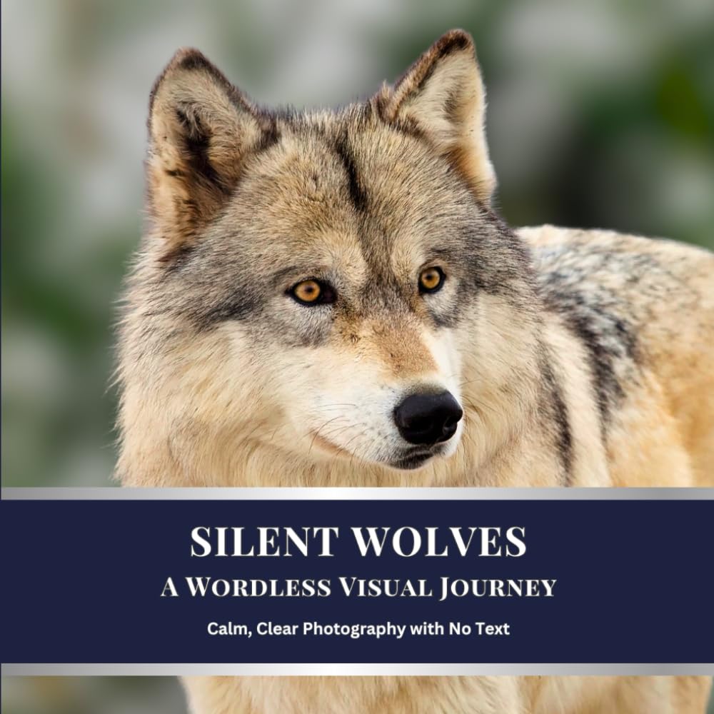 Silent Wolves: A Wordless Visual Journey: Calm, Clear Photography with No Text (Silent Wild Series)