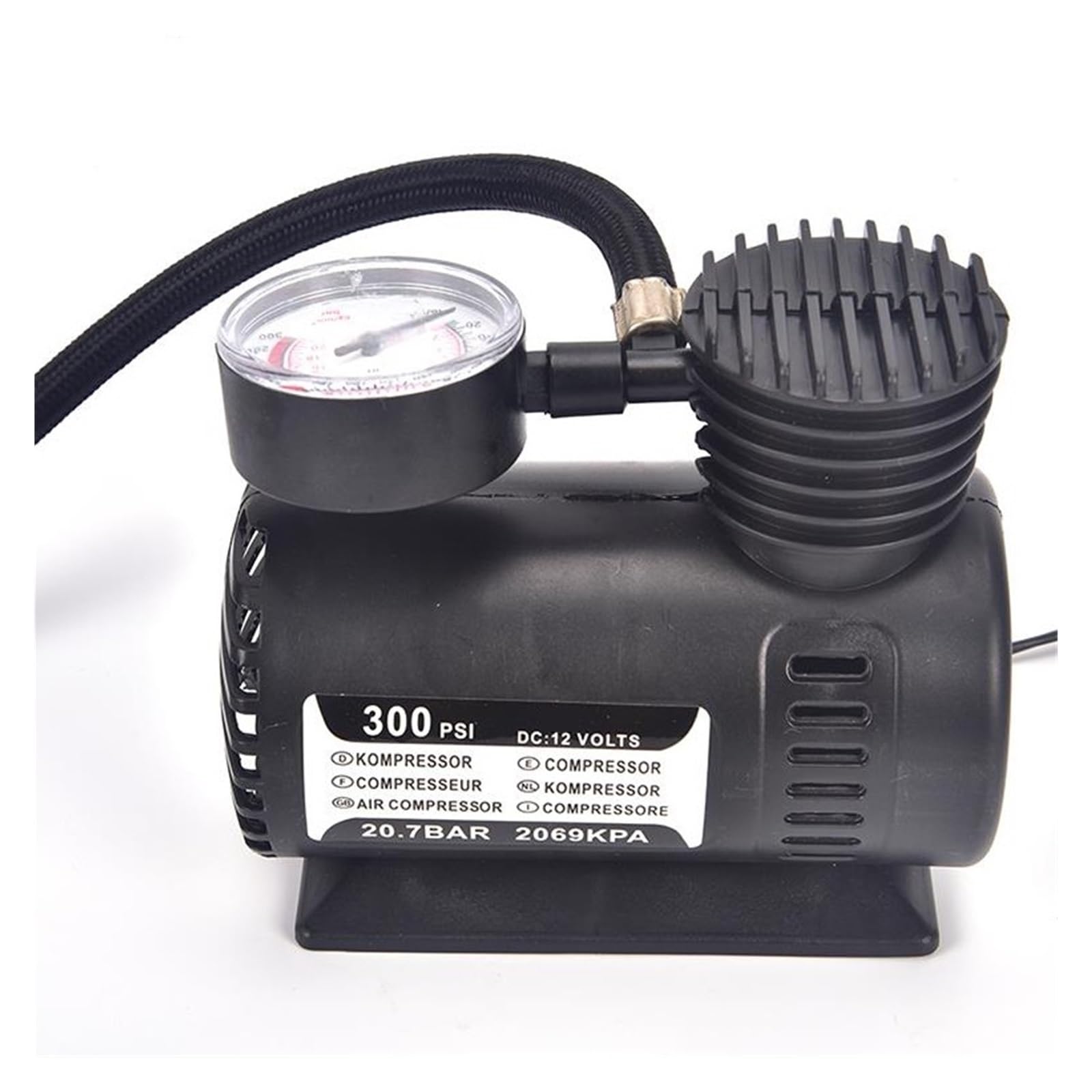 Sprężarka Powietrza 300PSI 12V Auto Samochód Elektryczna Pompa Do Pompowania W Oponach Mini Szybkie Pompowanie Wysiłku