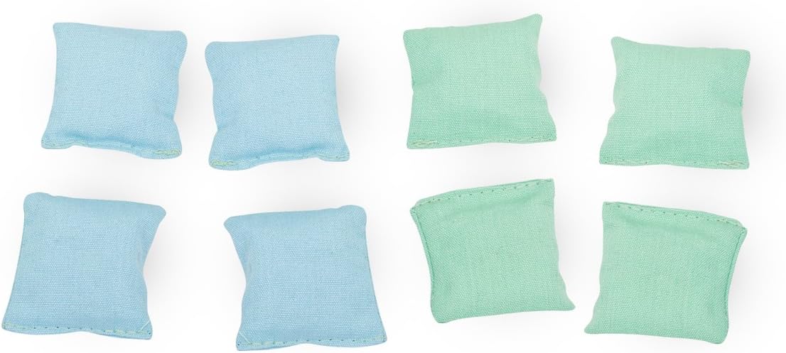 Viva Sol Miniature Version of Classic Bean Bag Toss Game Perfect for a Desk or Table , brown , 5" x 10" - VS5002