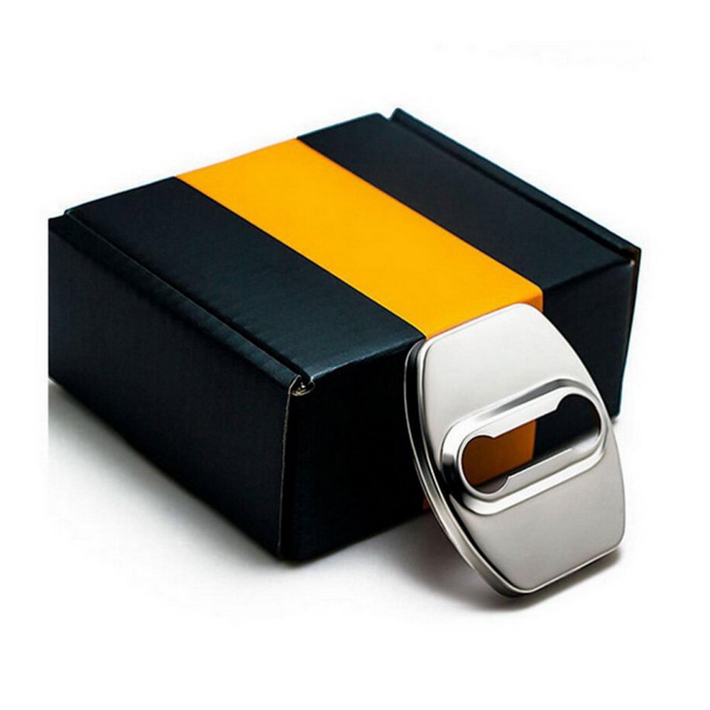 Porte De Voiture Serrure De Protection Cas De Décoration De Cas pour H/yundai M/ISTRA E/lantra S/onata Neuf Porte De Serrure Couverture en Acier Inoxydable