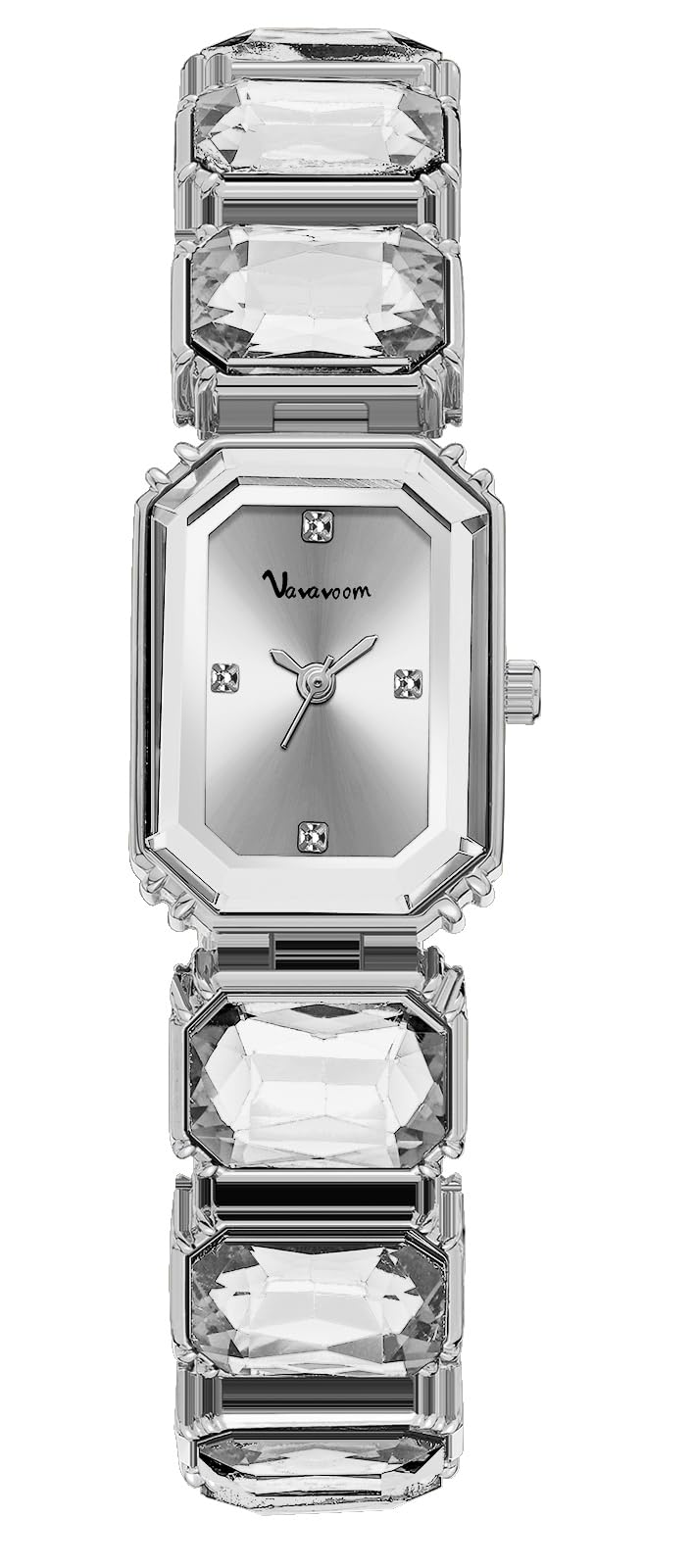 Luxus Damen Kristall Armband Uhr Elegant Rechteckig Minimalistisch Zifferblatt Diamant Armreif Band Wasserdicht Mode Zierlich Damen Quarzuhren Damen Geschenk