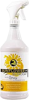 Healthy HairCare Sunflower Suncoat SPF Spray, 32 Ounces, for Horses